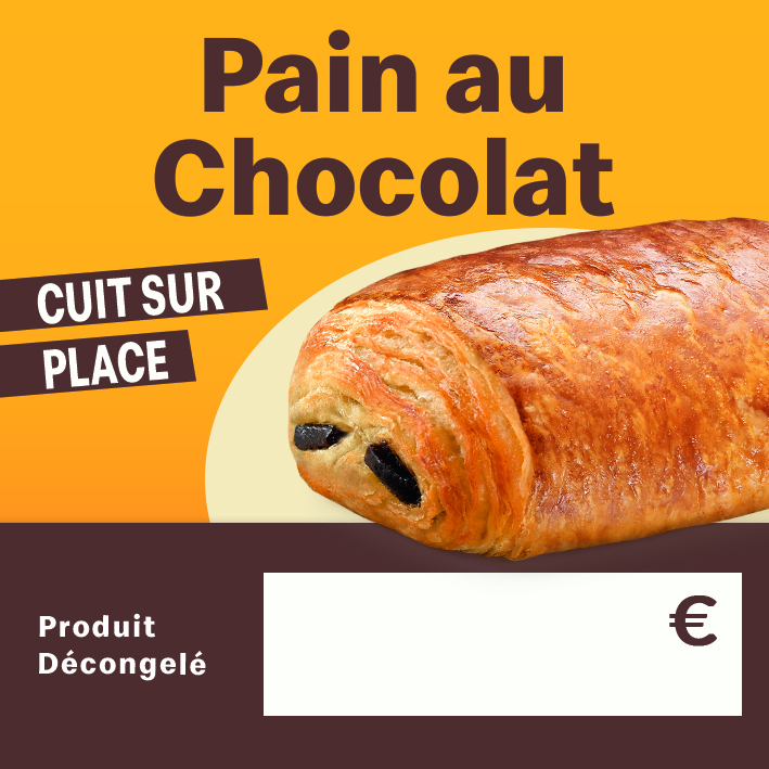 pique-prix pain au chocolat